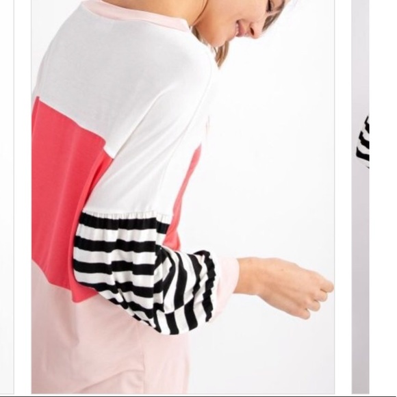 Bamboo bouffant long sleeve top - Picture 5 of 7